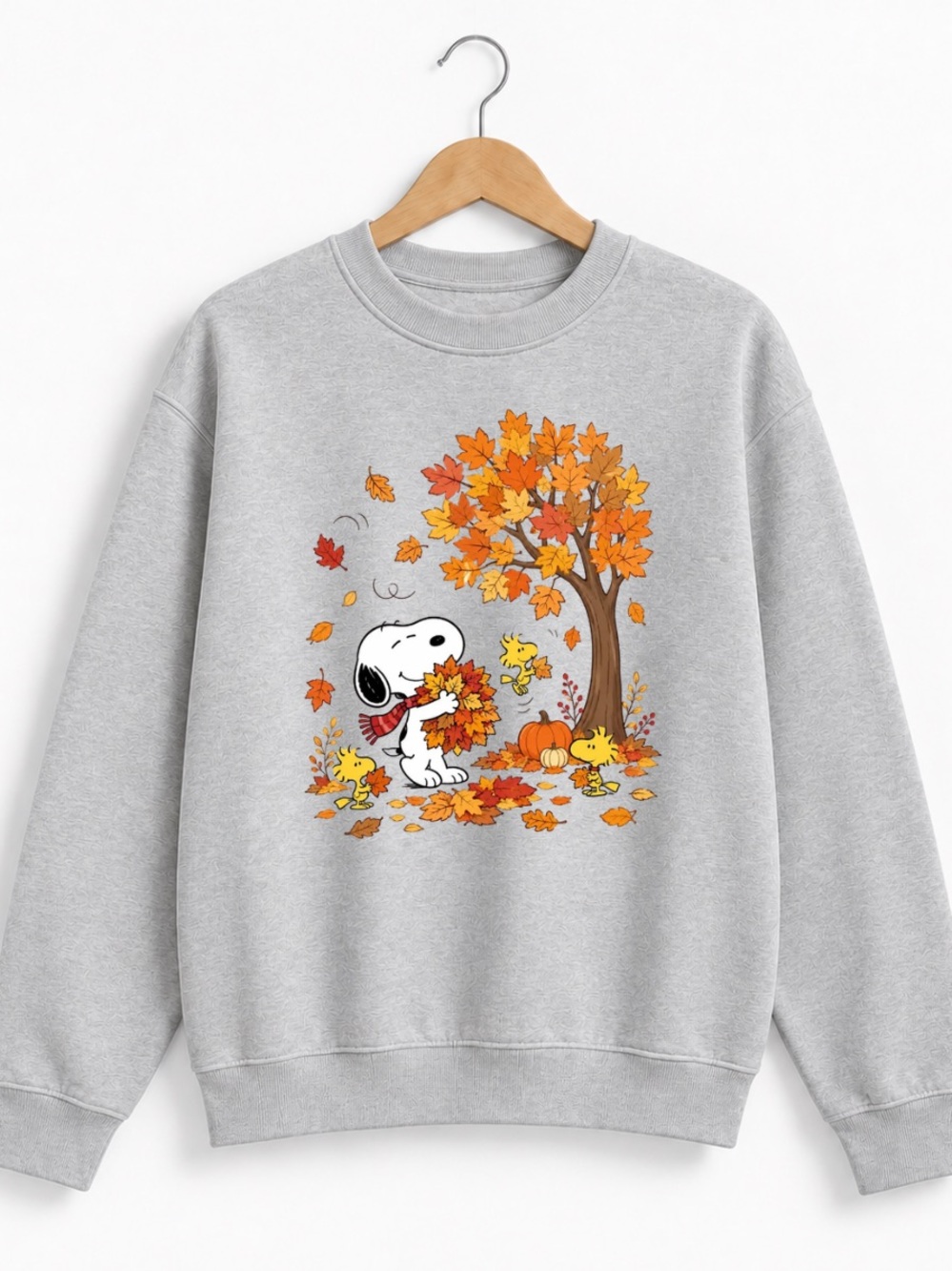 ASHGREY Autumn Leaves Crewneck Sweatshirt